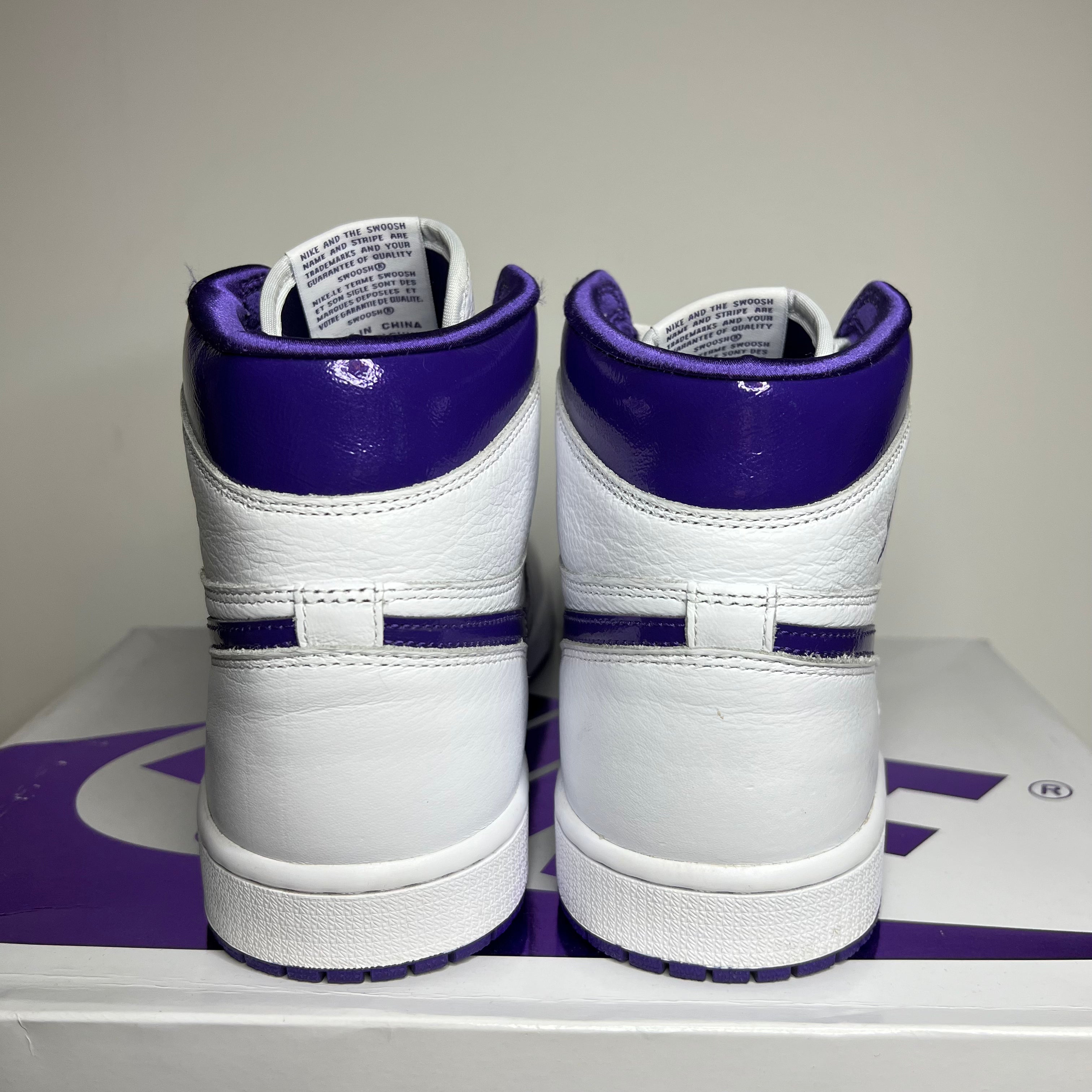 Jordan 1 “Court Purple” (Size 10.5W)