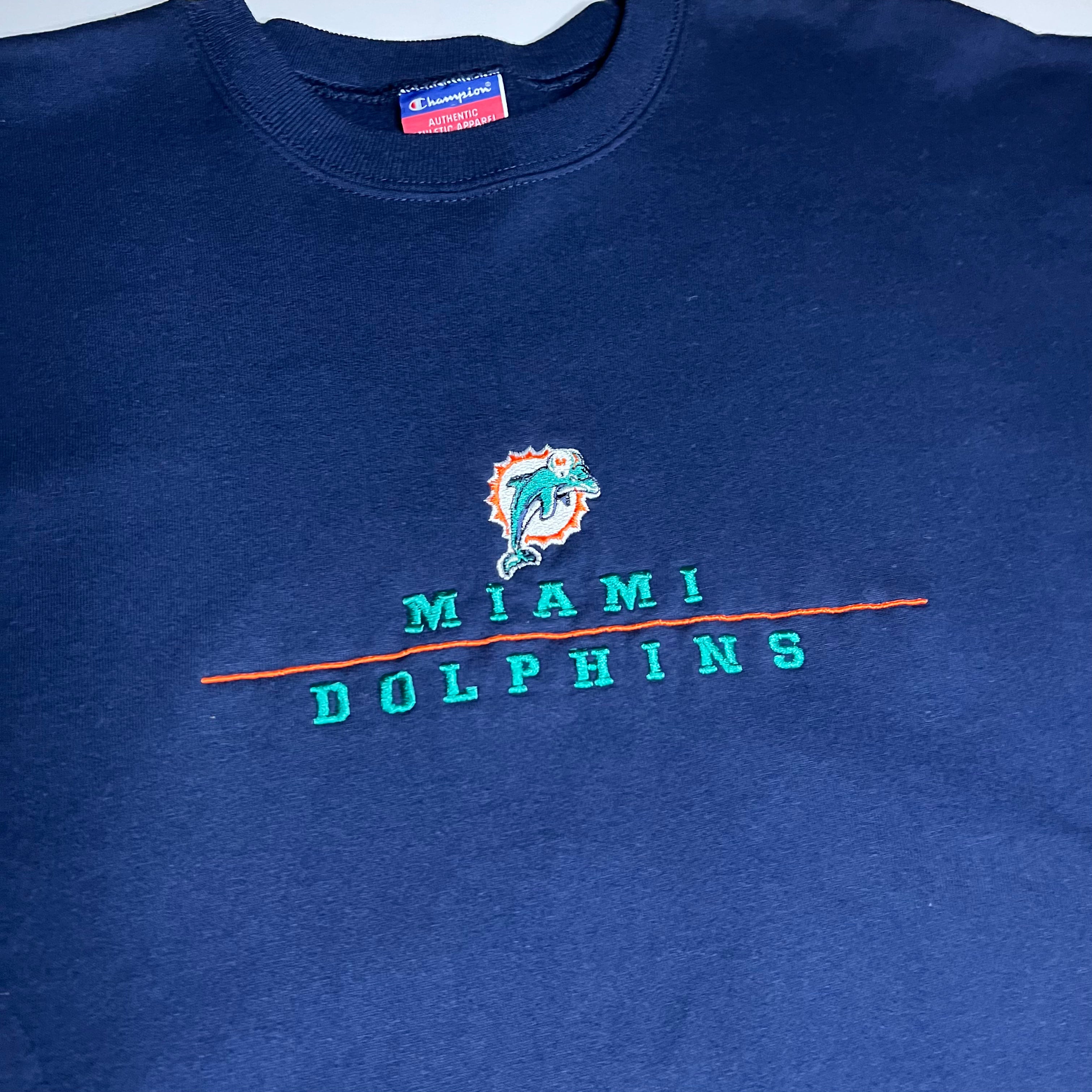 Champion Miami Dolphins Crewneck (Size XL)