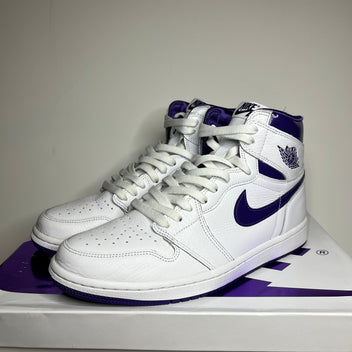 Jordan 1 “Court Purple” (Size 10.5W)